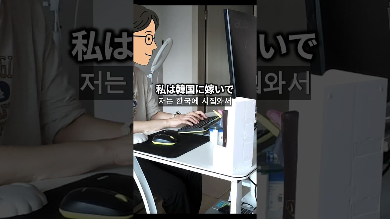韓国に住んで長くなりました #shorts #日韓夫婦 #filmora