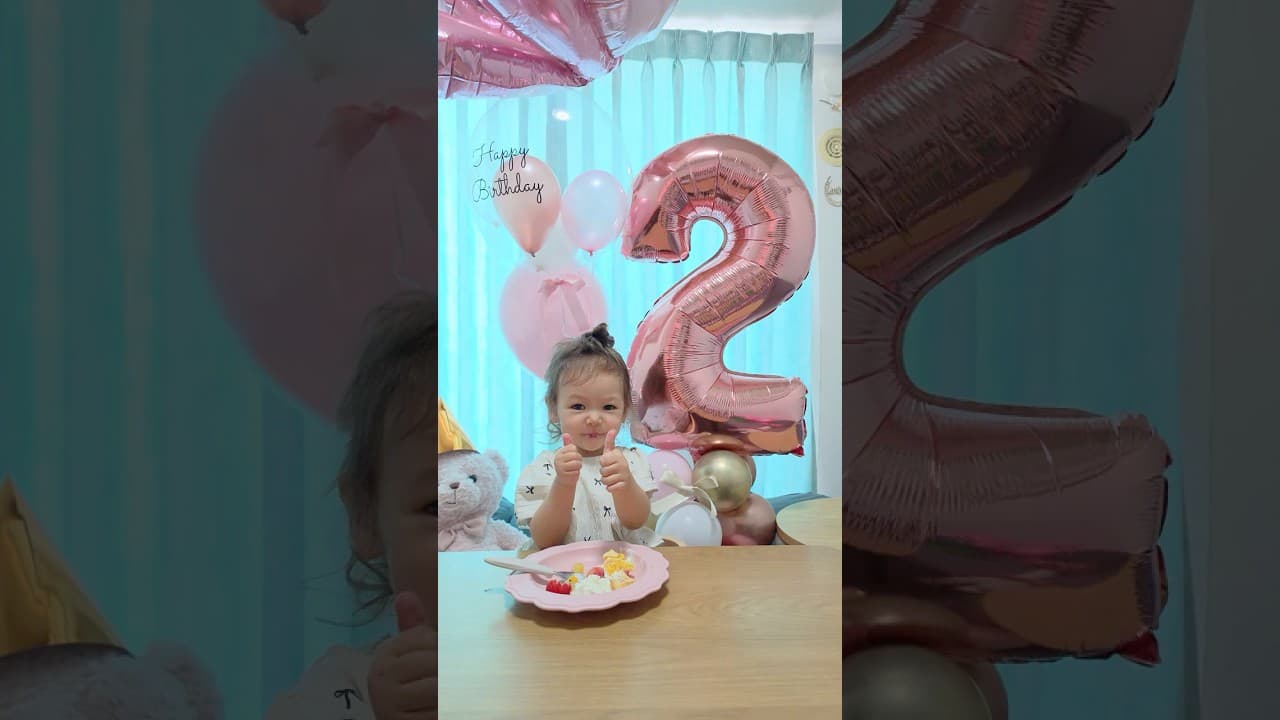 Happy 2nd birthday my baby girl 💓るるちゃん２歳になりました✨️本当におめでとう😭💕  #赤ちゃん  #バースデー #サプライズ