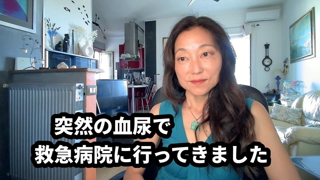 突然の血尿で救急病院に行ってきました。